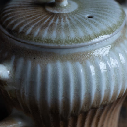 Wood fired ceramic teapot (110ml)