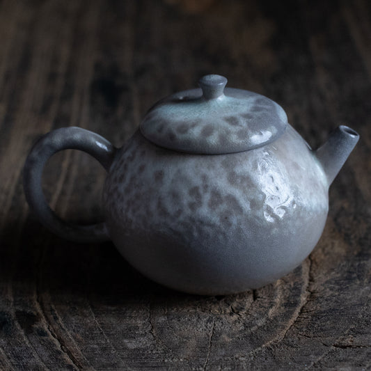 Wood fired ceramic teapot (110ml)