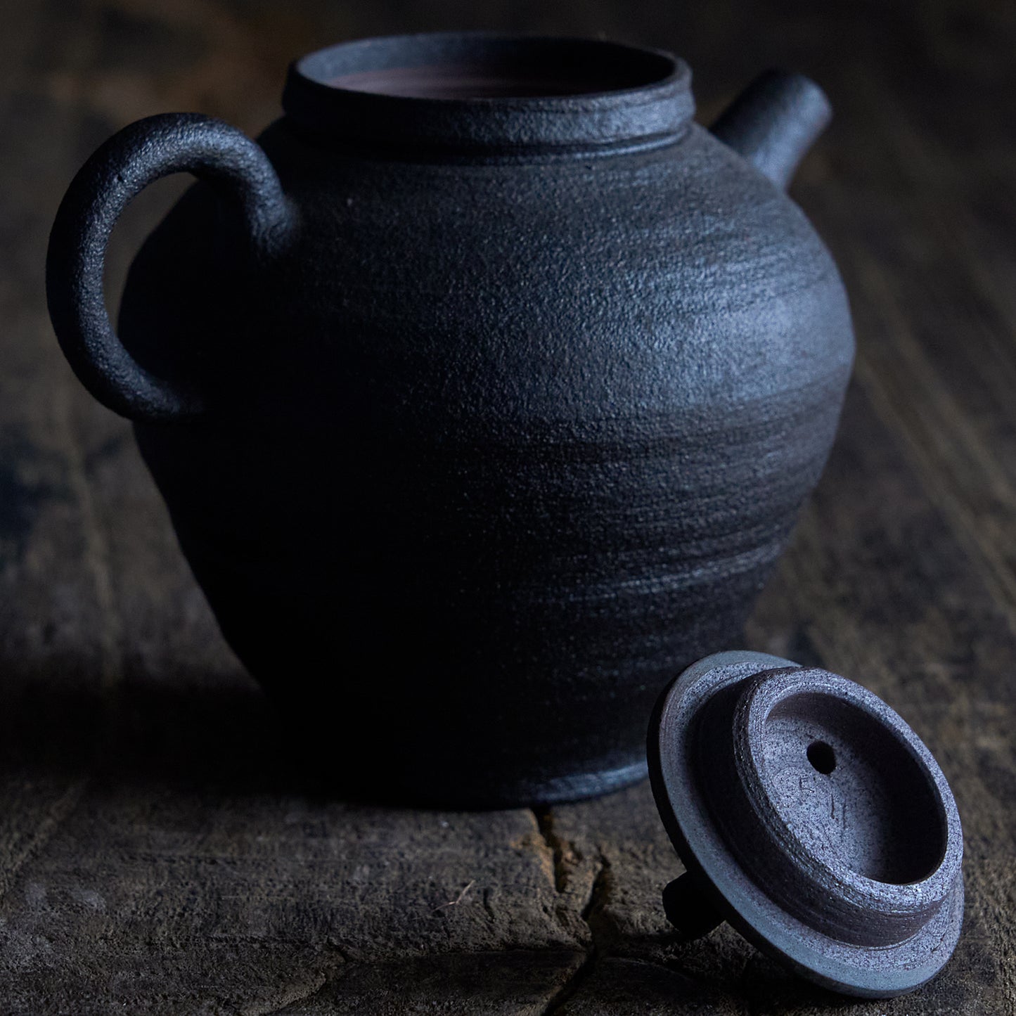 Wood Kiln black teapot (150ml)